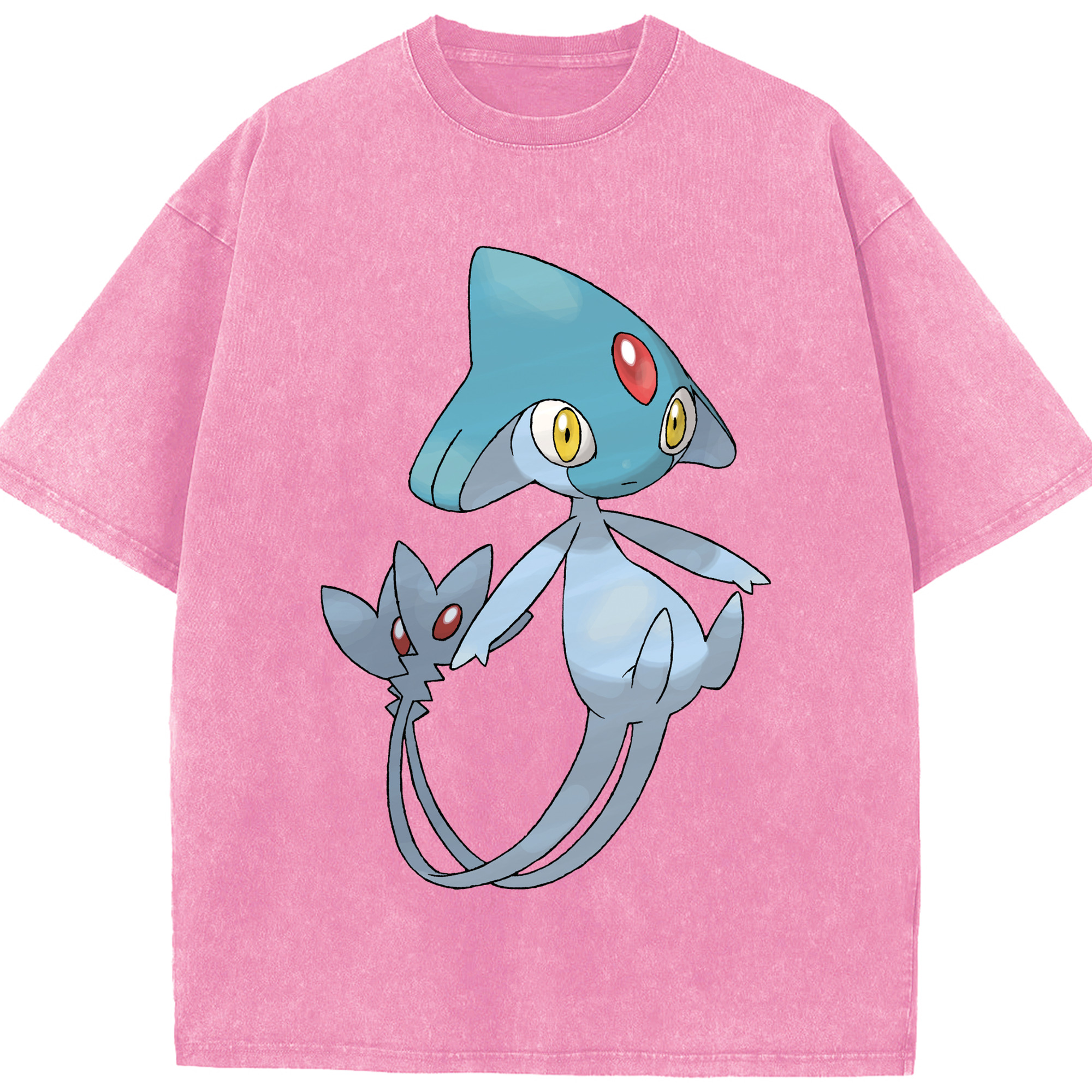 （画像用） ポケットモンスター Pokémon 綿100% ヴィンテージ風 半袖Tシャツ（フロントプリント）